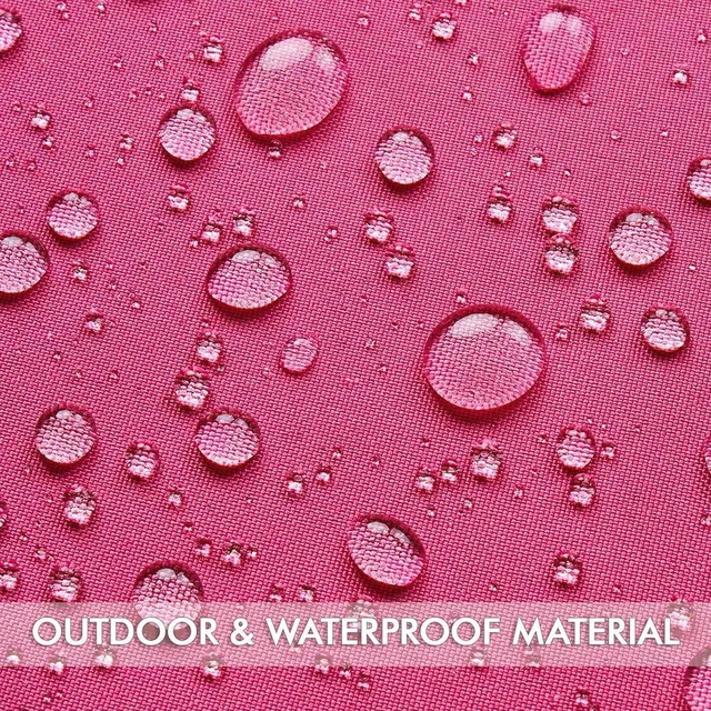 Alt view image 2 of 6 - Outdoor Waterproof Pillow Covers 18x18 Hot Pink Pack of 2