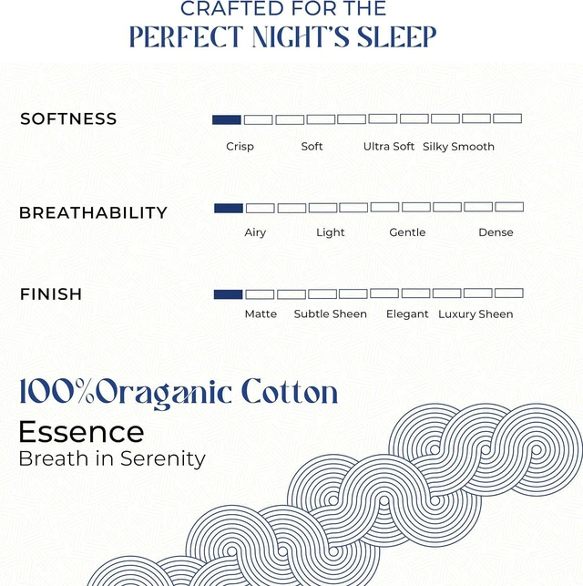 Alt view image 3 of 7 - 100% Organic Cotton Percale Pillow Cases Queen/Standard Size Set of 2 - Percale Pillowcovers Standard/Queen (White), Soft Cooling Pillow Case for Sleeping, Cotton Pillowcases