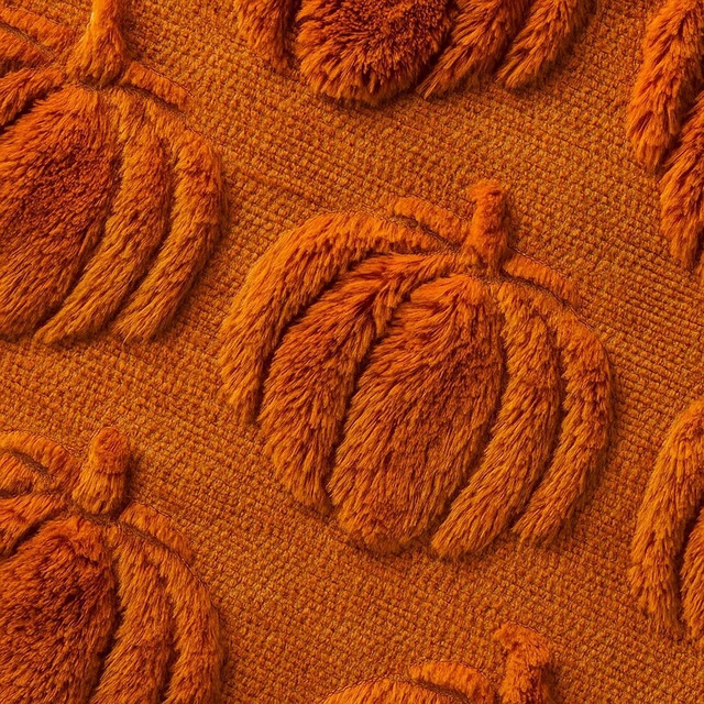 Alt view image 2 of 7 - Fall Throw Pillow Covers 18x18 Inch, Rust Autumn Pumpkin Decor for Home