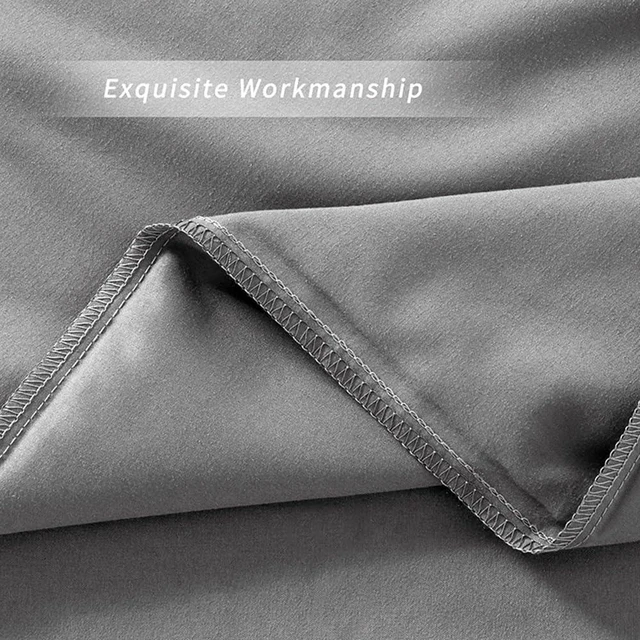 Alt view image 5 of 7 - 2 Pack Microfiber King Zipper Pillowcases, Soft Comfortable Not Shrink Dark Gray Pillow Case, Breathable Pillow Cases Set of 2 (20x36 Inches)