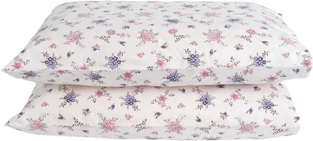 Alt view image 6 of 7 - Cotton Pillow Cases 2 Pack Queen Size Pillowcases with Envelope Closure Ultra Soft Breathable Pillow Covers for Hair and Skin