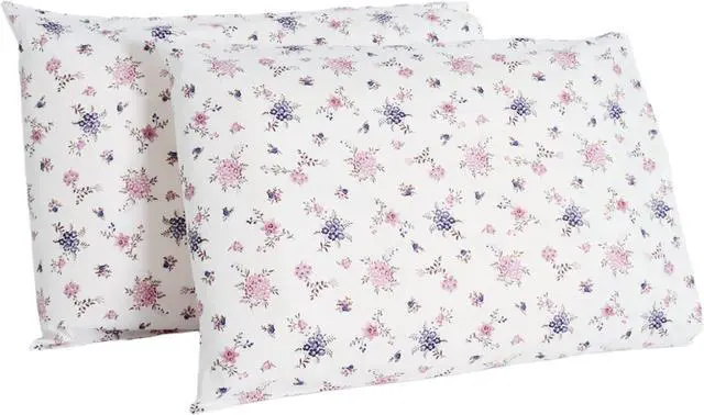 Main image of Cotton Pillow Cases 2 Pack Queen Size Pillowcases with Envelope Closure Ultra Soft Breathable Pillow Covers for Hair and Skin