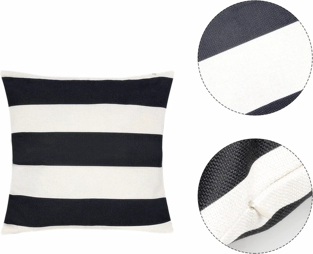 Alt view image 4 of 7 - 2 Pack Waterproof Pillow Covers Outdoor Throw Pillowcases
