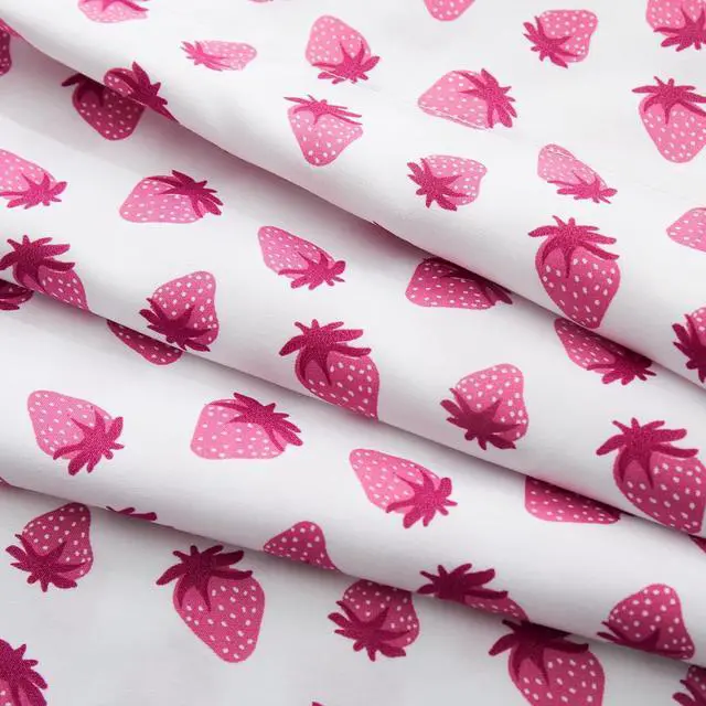 Alt view image 7 of 7 - Kids Pillowcase Pink Strawberry Printed Standard Pillow Cases, Microfiber Kids Pillow Cases for Girls - Soft & Breathable 20x26 Pillow Covers(1Pcs)