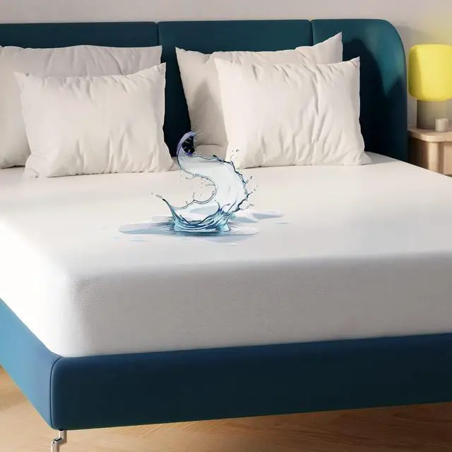 Main image of Niagara Waterproof Mattress Protector Twin 39x75 Cover Deep Pocket Breathable Noiseless 8-20Inches Bed Smooth Jersey Mattress Pad Cover Fully Ultra Thin Polyester