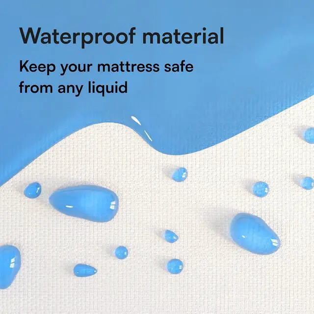 Alt view image 2 of 7 - Niagara Waterproof Mattress Protector Twin 39x75 Cover Deep Pocket Breathable Noiseless 8-20Inches Bed Smooth Jersey Mattress Pad Cover Fully Ultra Thin Polyester