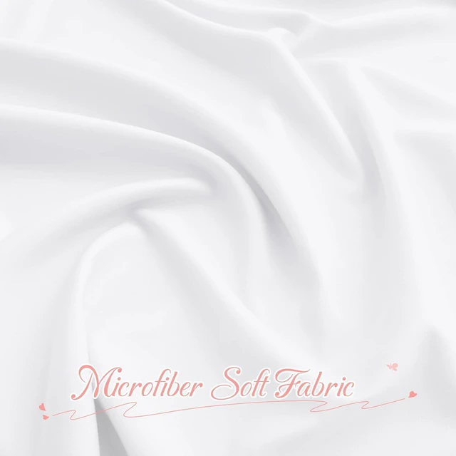 Alt view image 6 of 6 - White Ruffle Body Pillow Cover 20x54 Inch, Ruffled Long Pillowcase for Couch Sofa Bed, Decorative Farmhouse Body Pillow Shams, Pack of 1