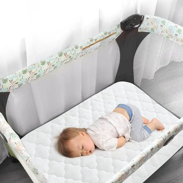 Alt view image 2 of 6 - Pack and Play Mattress Protector Pad 38" X 26" Waterproof Sheets Fitted