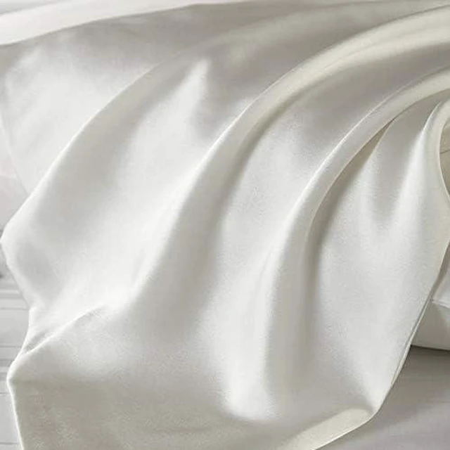 Alt view image 3 of 5 - Luxury Satin Pillow Case 2 Pack Pillowcase for Hair and Skin Satin Pillow Covers with Zipper Closure (Queen(20"x30"), Ivory)