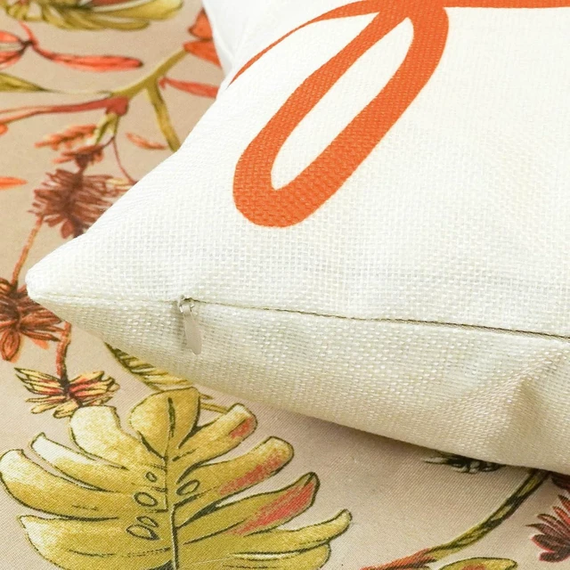 Alt view image 6 of 6 - Hello Fall Hello Pumpkins Pillow Covers 12x20 Inch Set of 2