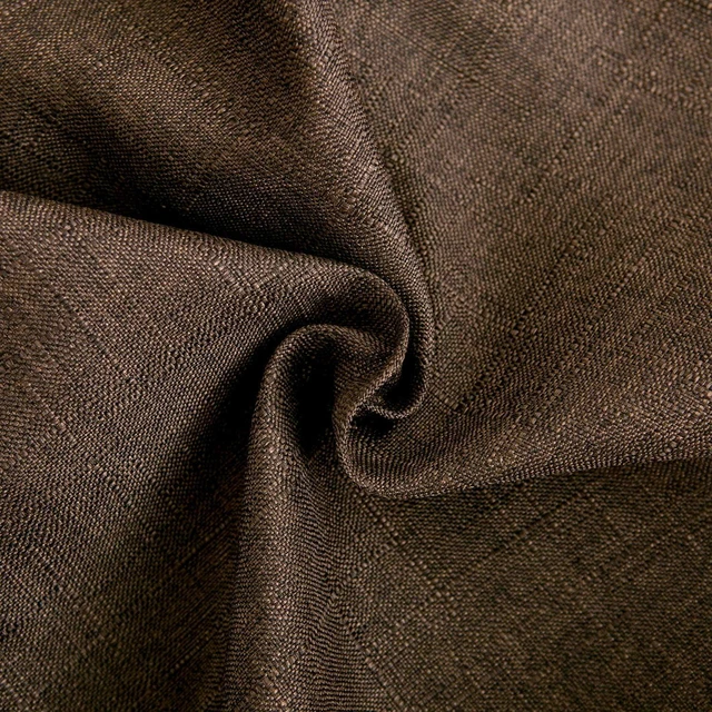 Alt view image 5 of 7 - Linen Dark Brown Throw Pillow Covers 18x18 Inch,Set of 2