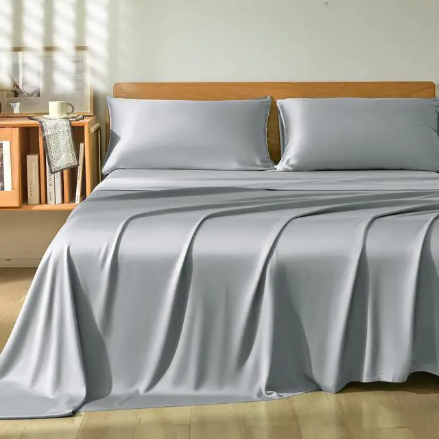 Alt view image 7 of 7 - Cooling Body Pillow Case, 100% Rayon Derived from Bamboo Body Pillow Cover for Hot Sleepers, Breathable & Silky Soft Pillowcase with Envelope Closure (Light Gray, 20x54 Inch)