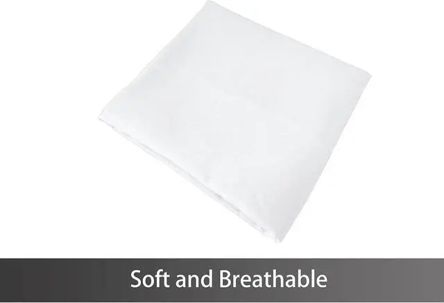 Alt view image 4 of 6 - Soft Brushed Microfiber Fabric Zipper Pillow Case, Cozy and Lightweight, Easy Care, White, Body, 20" x 60"