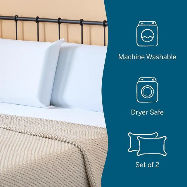 Alt view image 5 of 7 - Lucid® Zippered Pillow Encasement Waterproof Pillow Protector Standard