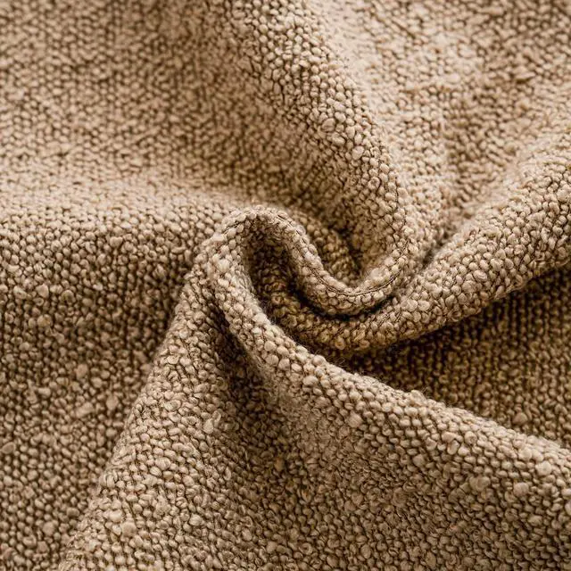 Alt view image 3 of 7 - Textured Boucle Throw Pillow Covers Accent Solid Lumbar Pillow Cases Cozy Soft Decorative Couch Cushion Case for Chair Sofa Bedroom Living Room Home Decor, 12 x 20 Inch,Taupe Khaki Camel