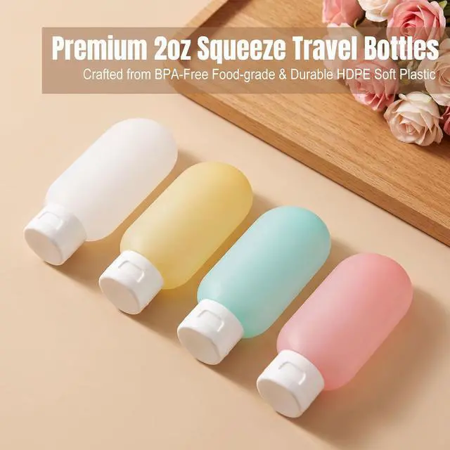 Alt view image 3 of 7 - 20 Pack Travel Bottles for Toiletries, Travel Containers with Pill Case