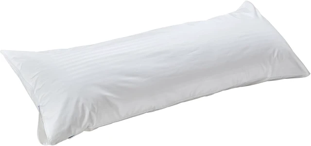 Alt view image 4 of 7 - 1 Pack Striped Waterproof Feather Proof Body Pillow Protectors