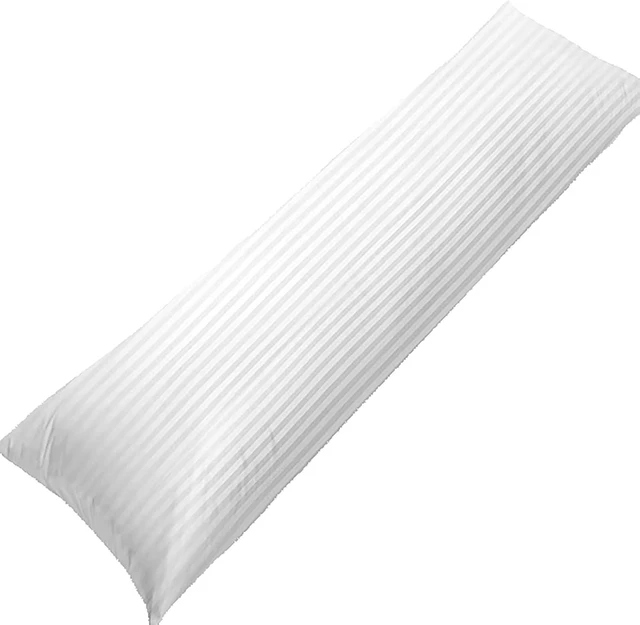 Alt view image 5 of 7 - 1 Pack Striped Waterproof Feather Proof Body Pillow Protectors