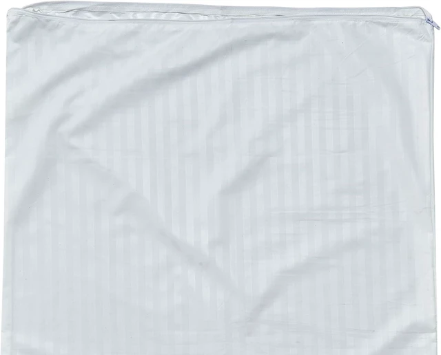 Alt view image 6 of 7 - 1 Pack Striped Waterproof Feather Proof Body Pillow Protectors