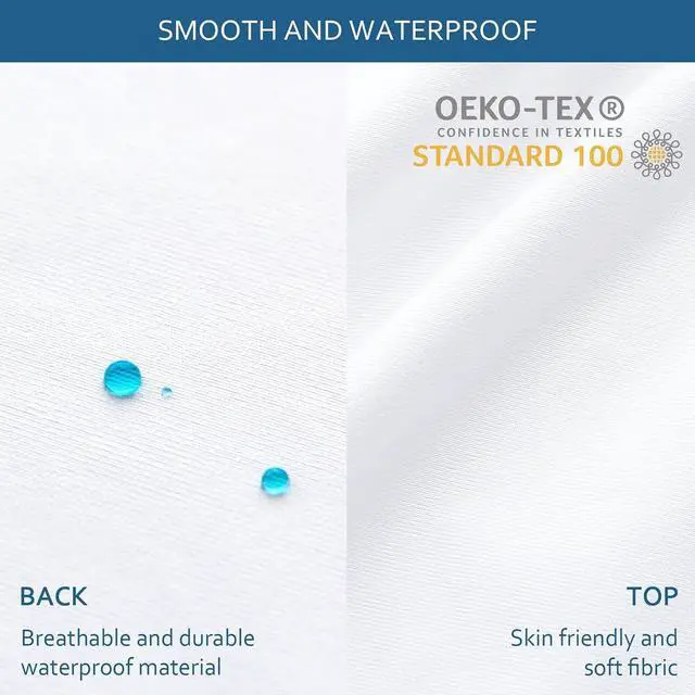 Alt view image 6 of 6 - Twin Size Mattress Protector Waterproof, Mattress Cover for Kids