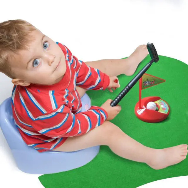 Alt view image 5 of 6 - Toilet Golf Game Set - Practice Mini Golf in Any Restroom/Bathroom - Father's Day, White Elephant, Christmas, Valentines Funny Gag Gifts