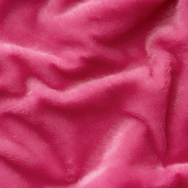 Alt view image 4 of 6 - Plush Decorative Throw Pillow Covers Hot Pink 18x18 Inch Pack of 2