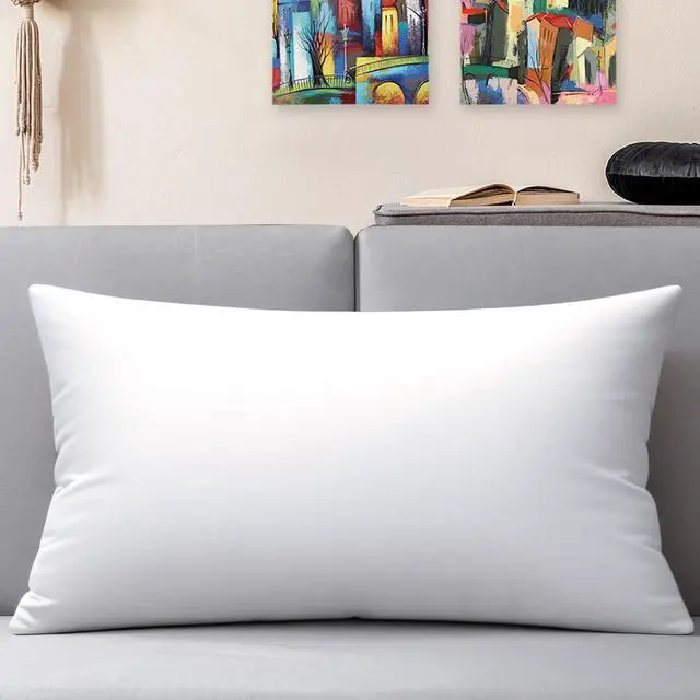 Alt view image 5 of 7 - Throw Pillow Inserts Hypoallergenic Premium Pillow Stuffer Square Form for Decorative Pillow Covers Cushion Set of 1-12 x 20 Inches