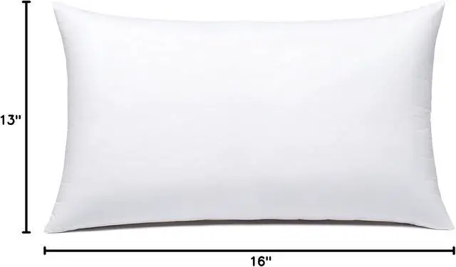Alt view image 7 of 7 - Throw Pillow Inserts Hypoallergenic Premium Pillow Stuffer Square Form for Decorative Pillow Covers Cushion Set of 1-12 x 20 Inches