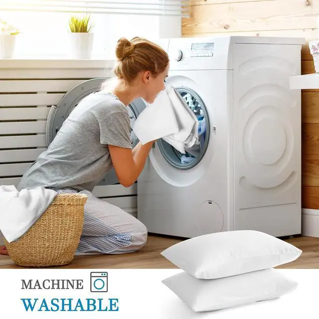 Alt view image 5 of 6 - 2 Pack Cooling Pillow Cases Queen Size, Breathable, White (20"x30")