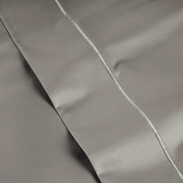 Alt view image 7 of 7 - 100% Egyptian Cotton Pillow Cases Queen Size Set of 2 (20"x30") - Luxury Sateen Weave Pillowcases Pack of 2- Navy Blue - Dark Denim