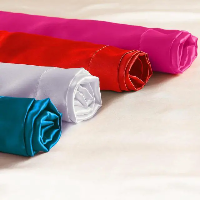 Alt view image 7 of 7 - Hot Pink Satin Pillowcase 2Pk Standard 20x26 Envelope Closure