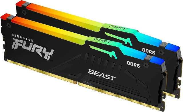 Main image of Fury Beast RGB 16GB DDR5 5600MT/s CL36 Desktop Memory Single Module