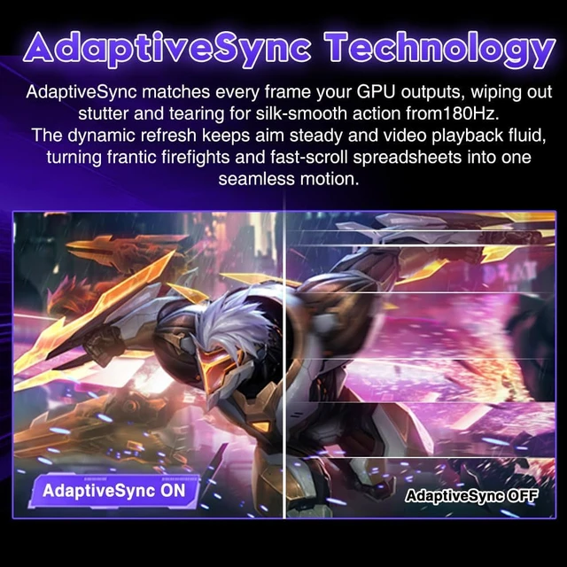 Alt view image 6 of 7 - 24" FHD 1080p Gaming Monitor 240Hz, 1ms