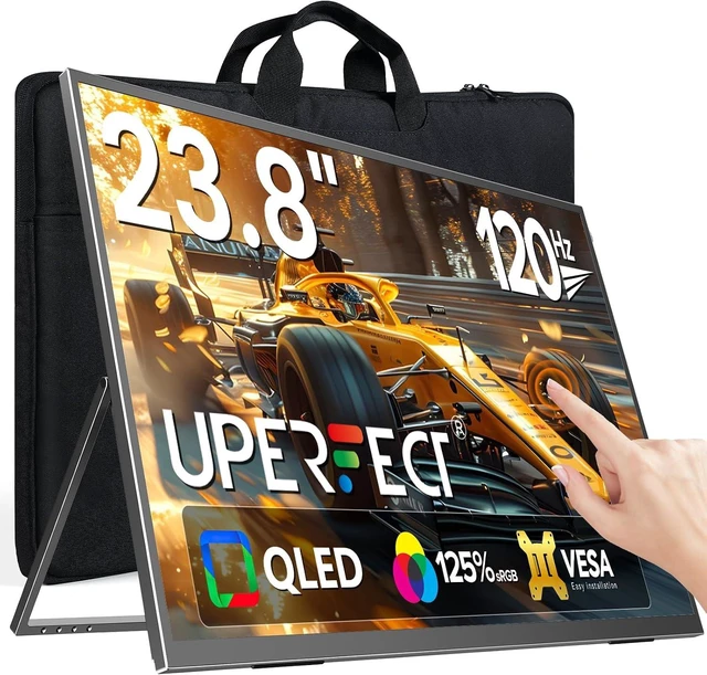 Main image of 24" 120Hz Touchscreen Portable Monitor 1080P, 125% sRGB, 400 Nits