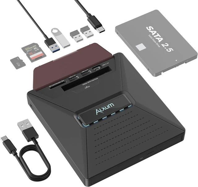 Main image of External CD/DVD Optical Disc Reader & Burner with SATA Interface