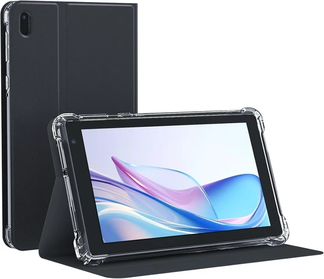 Main image of 7-Inch Android 14 Tablet with Case 8GB RAM 32GB Storage, Quad-Core, Dual Camera, WiFi & BT (with Tablet Cover)