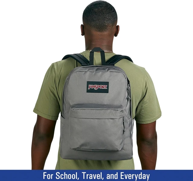 Alt view image 4 of 7 - NCAA Officially Licensed Stanford Cardinal Backpack Superbreak Plus with Padded 15'' Laptop Sleeve, Durable Daypack with Bottle Pocket, Graphite Grey