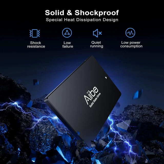 Alt view image 4 of 7 - 512GB 2.5" SATA III Internal SSD Up to 550MB/s for Computer & Laptop (Black)