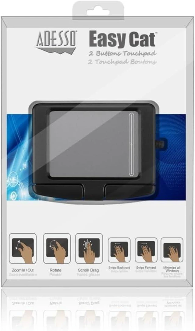 Alt view image 4 of 5 - GP-160UB Easy Cat 2-Button GlidePoint Touchpad (Black)