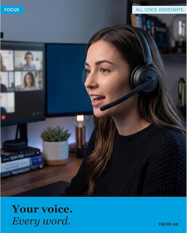 Alt view image 5 of 7 - C7-Pro Wireless Bluetooth 5.3 Headset 60H Playtime