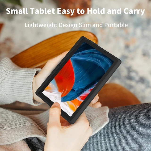 Alt view image 5 of 7 - 7-Inch Android Tablet with Case 32GB + 512GB Expandable, IPS Screen, Black