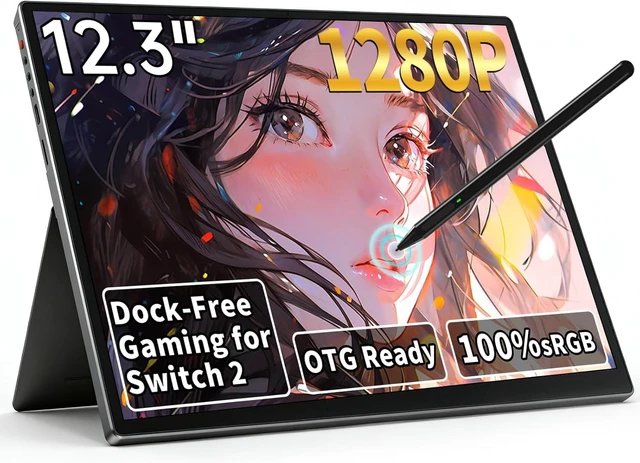 Main image of S123E 12.3" Portable Touchscreen Monitor for Switch/Switch 2