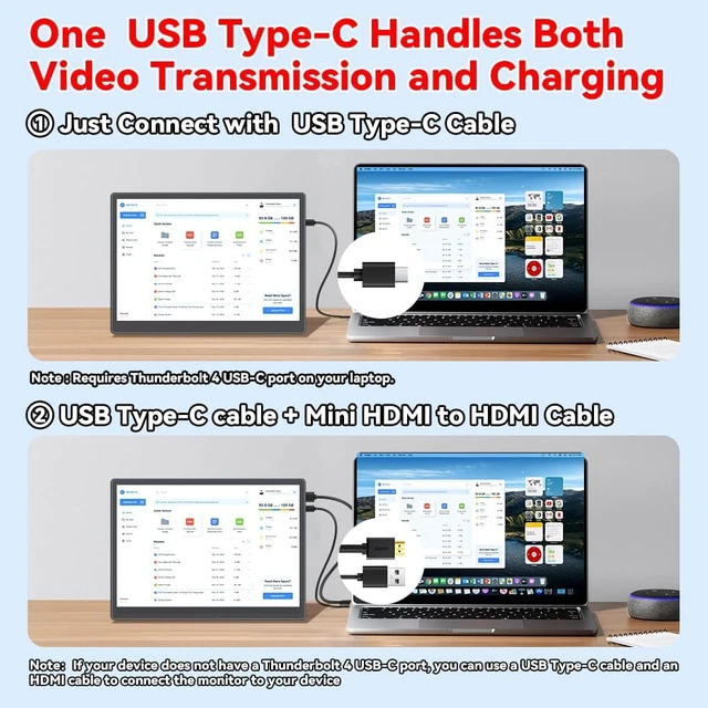 Alt view image 6 of 7 - S123E 12.3" Portable Touchscreen Monitor for Switch/Switch 2