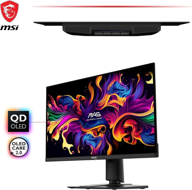 Alt view image 5 of 7 - MAG 271QPX 27" QD-OLED Gaming Monitor 2560×1440 (QHD), 360Hz, 0.03ms, True Black HDR 400, HDMI/DP/USB-C, Tilt & Height Adjustable, Black