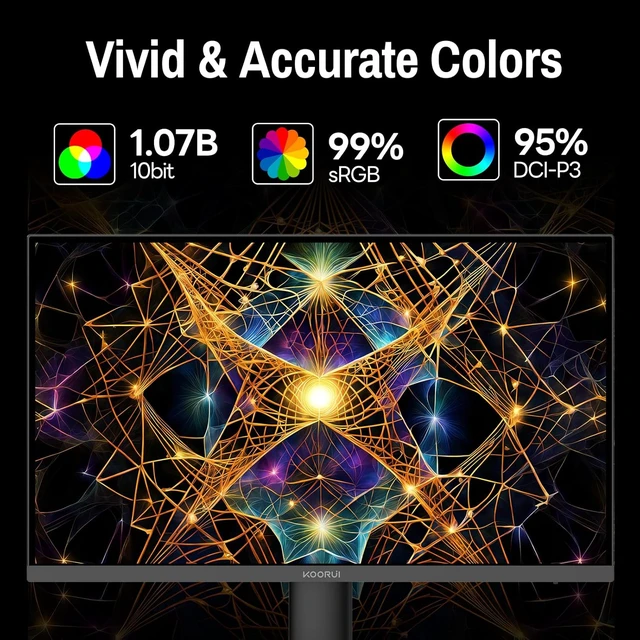 Alt view image 2 of 7 - 32" 4K UHD Computer Monitor 60Hz, 3840×2160p VA Panel, Black