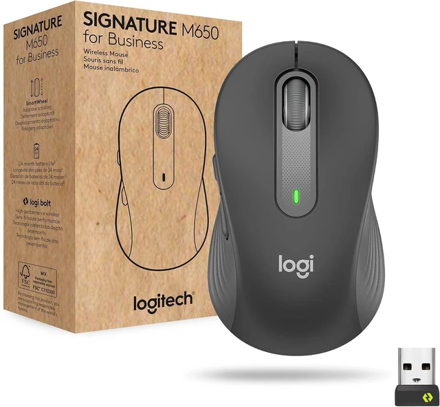 Main image of Signature M650 for Business Small Wireless Mouse Graphite
