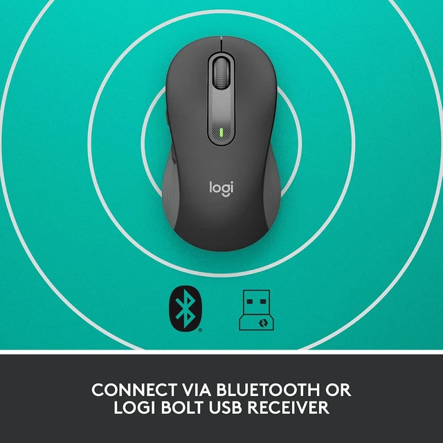 Alt view image 3 of 7 - Signature M650 for Business Small Wireless Mouse Graphite