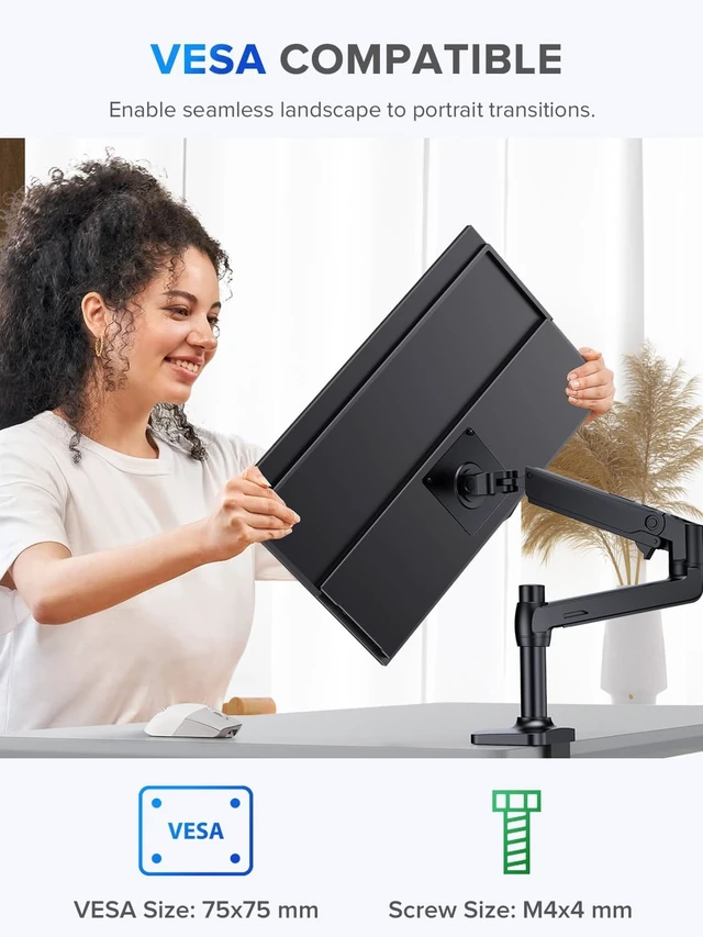 Alt view image 7 of 7 - 22" 2K Portable Monitor QLED Display with 100% DCI-P3 Color