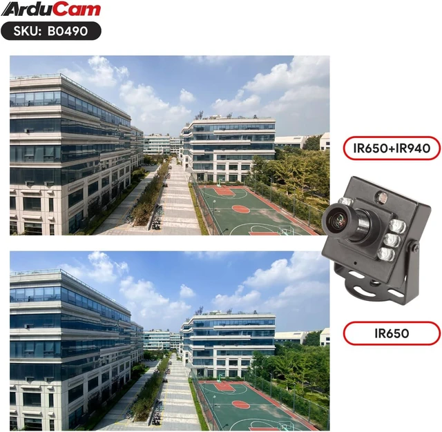 Alt view image 7 of 7 - 1080P Day & Night Vision USB Camera 2MP IMX462 USB2.0 Webcam Board with 940nm IR LEDs, IR-Cut Switching, for Windows, Linux, Android & Mac OS