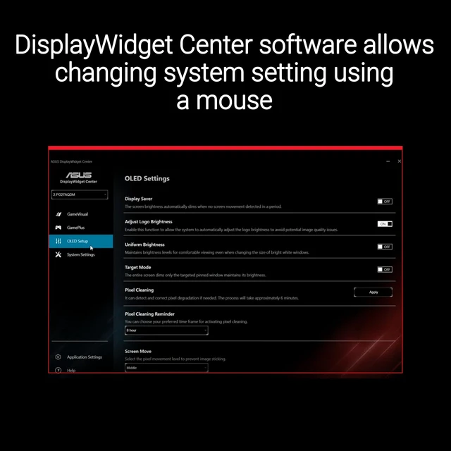 Alt view image 4 of 7 - ROG PG27AQDM-R 27" 1440p 240Hz OLED Gaming Monitor